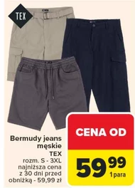 Bermudy męskie TEX