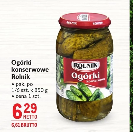 Ogórki konserwowe Rolnik