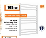 Grzejnik łazienkowy Lux Rad