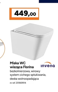Miska wisząca wc Invena