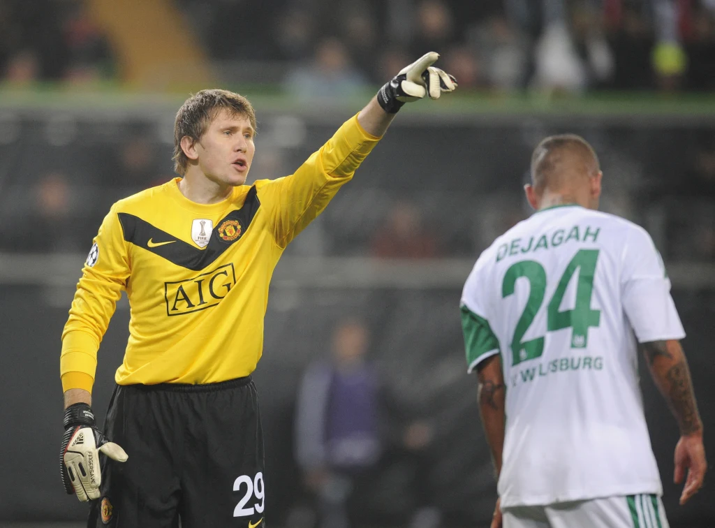 Tomasz Kuszczak w barwach Manchesteru United