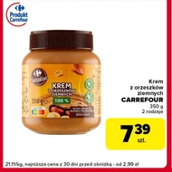 Krem orzechowy Carrefour