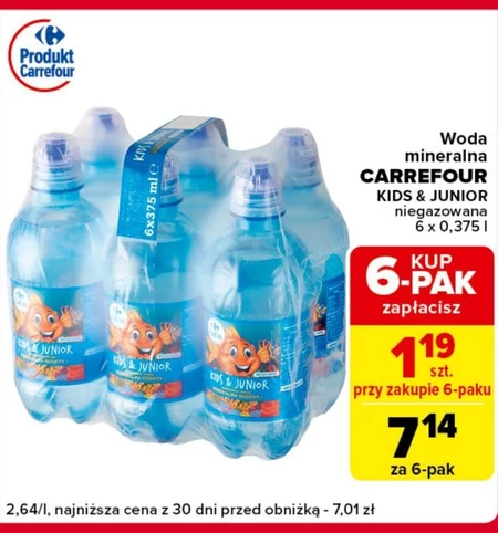 Woda niegazowana Carrefour