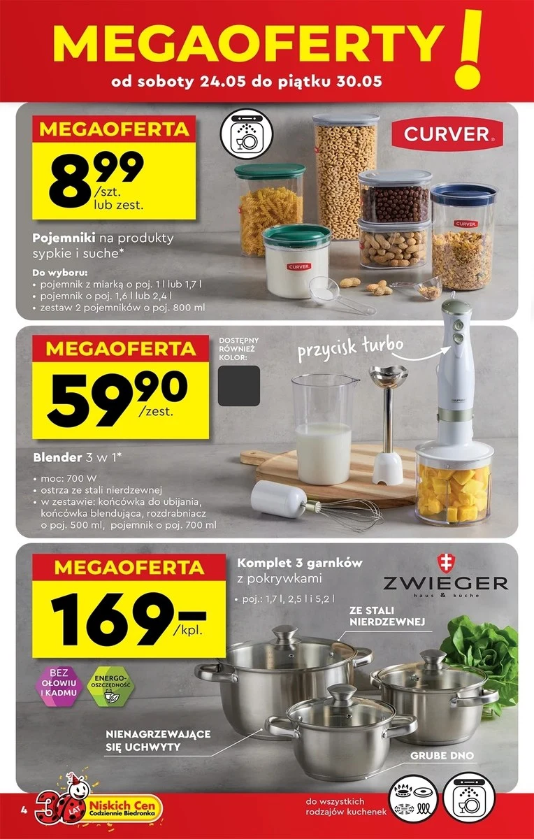 Biedronka przecenia pojemniki na żywność. Tyle zapłacisz za zestaw!