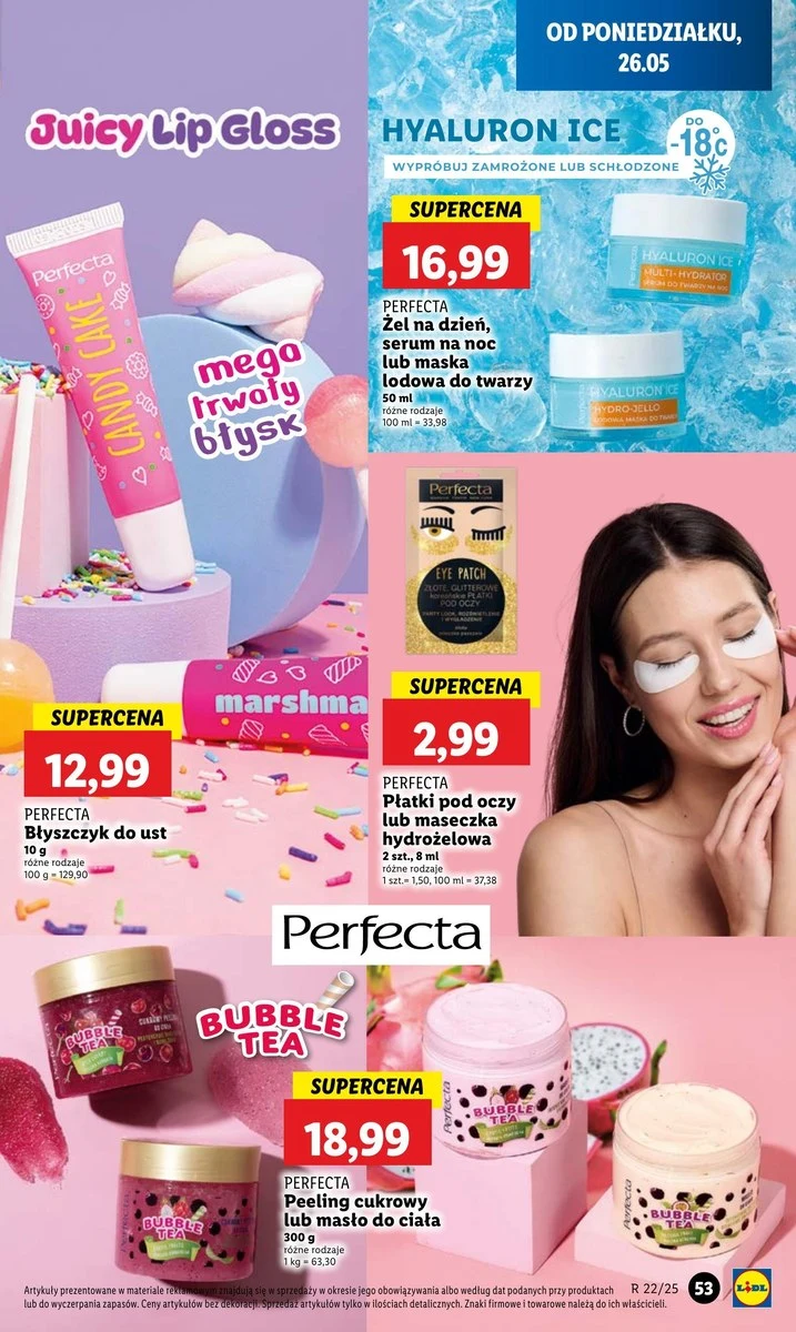 Kosmetyki Perfecta na promocji w Lidlu 