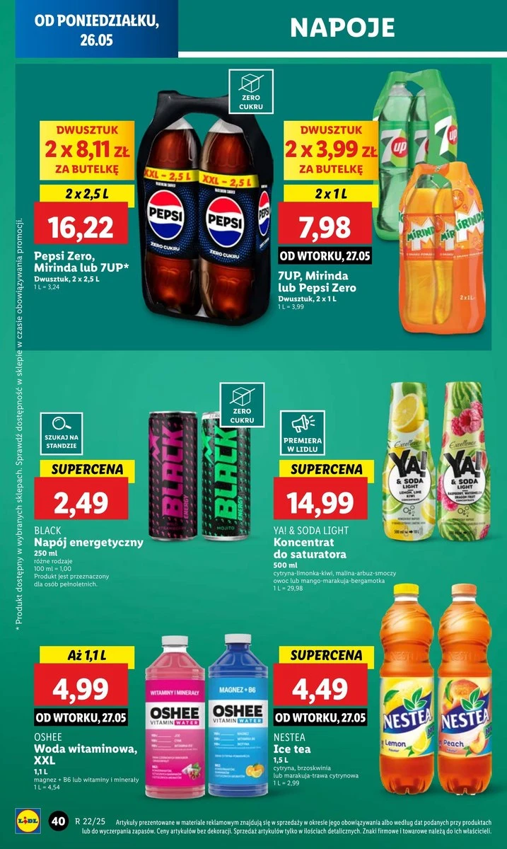 Syropy do saturatorów w Lidlu za mniej niż 15 zł! Takie promocje to rzadkość!