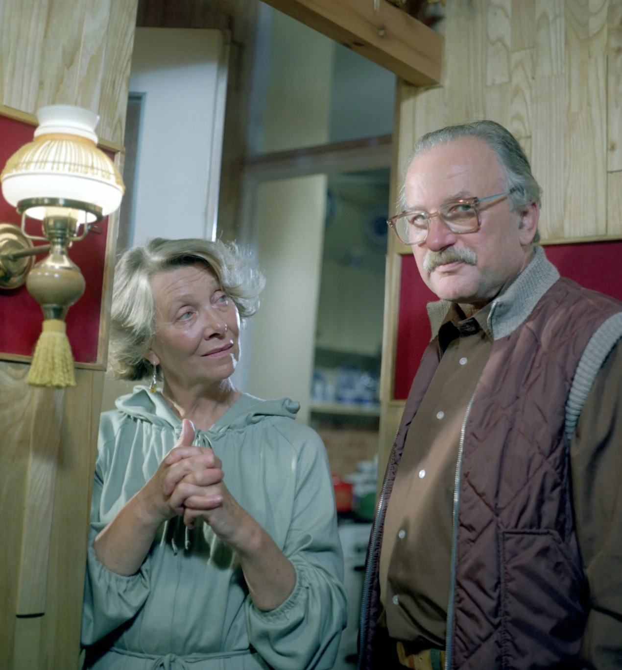 Wiesława Mazurkiewicz i Gustaw Lutkiewicz