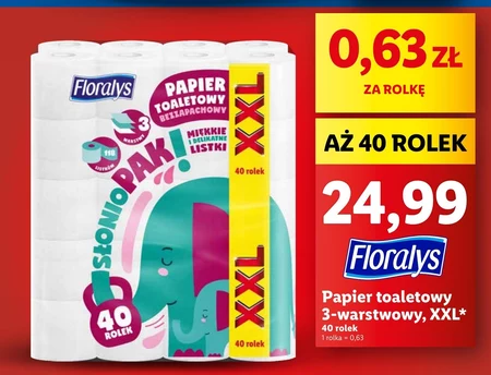 Туалетний папір Floralys