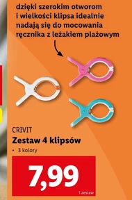 Zestaw klipsów Crivit