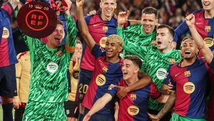 FC Barcelona świętuje zdobycie mistrzostwa Hiszpanii