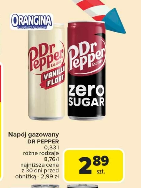 Napój gazowany Dr Pepper