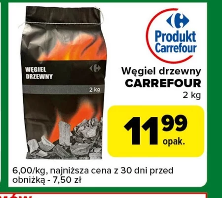 Węgiel drzewny Carrefour