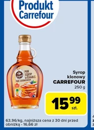 Syrop klonowy Carrefour