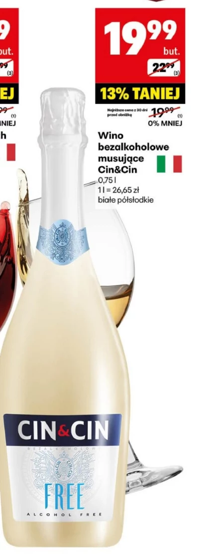 Wino bezalkoholowe Cin&Cin