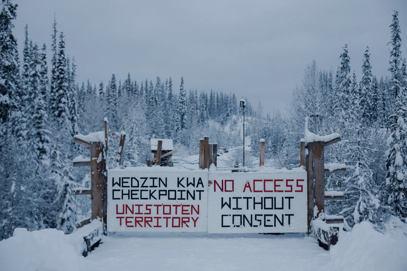 Kadr z filmu "Yintah" 