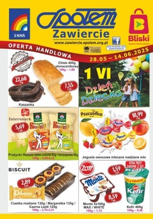 Gazetka promocyjna PSS Społem Zawiercie, ważna od 27.05.2025 do 14.06.2025.
