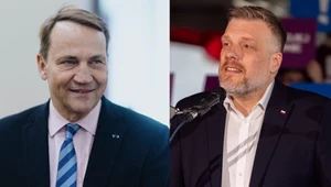 Spięcie między Sikorskim i Zandbergiem. Poszło o "rangę Donalda Tuska"