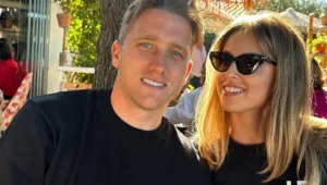 Piotr Zieliński z żoną