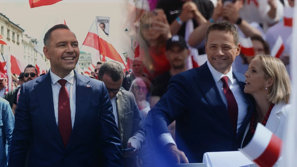 Kandydaci na prezydenta Karol Nawrocki i Rafał Trzaskowski Kandydaci na prezydenta Karol Nawrocki i Rafał Trzaskowski