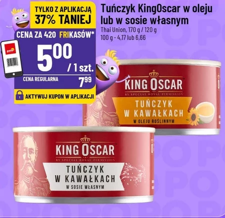 Tuńczyk w sosie własnym King Oscar