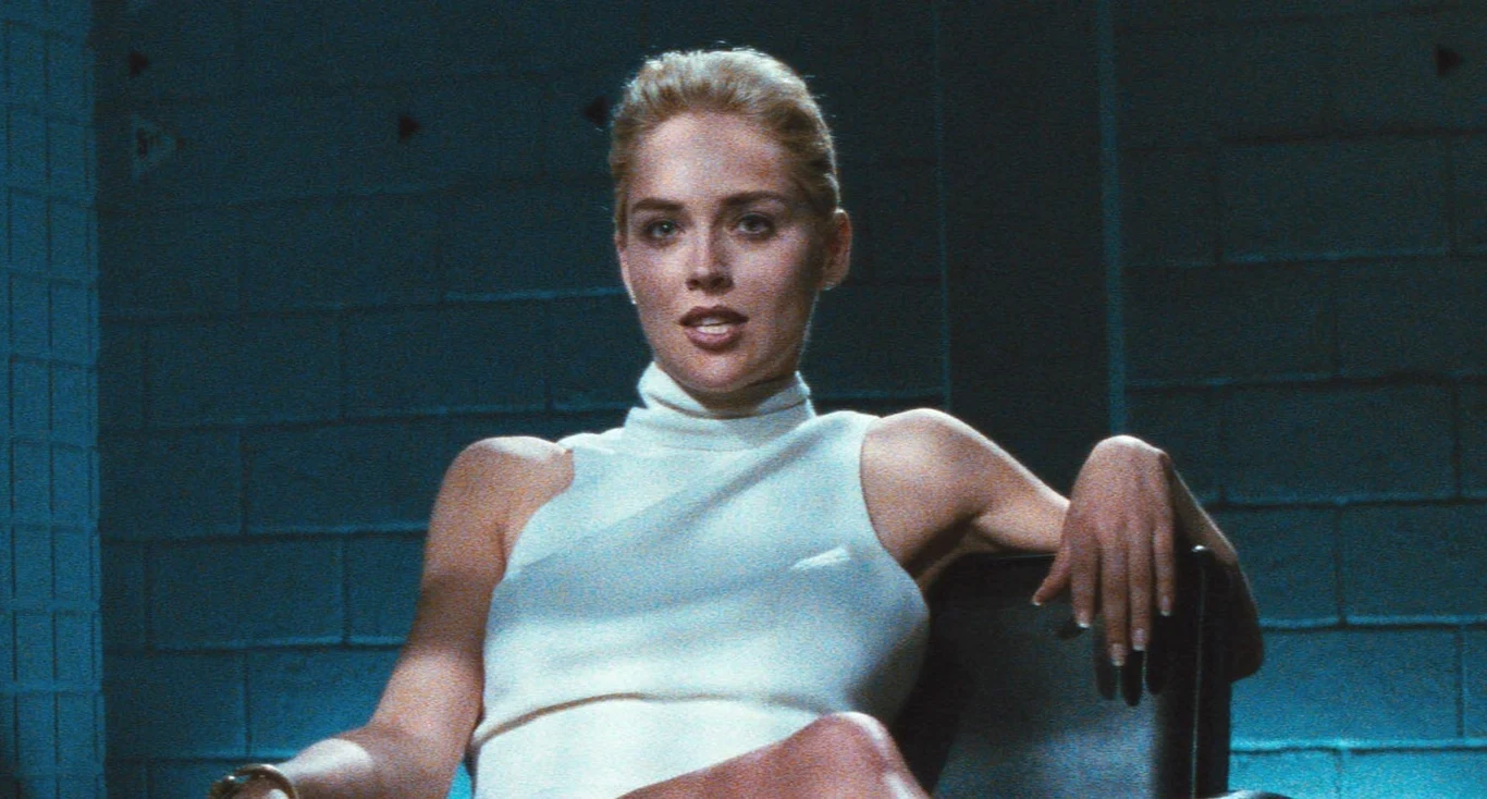 Sharon Stone w filmie "Nagi instynkt" Sharon Stone w filmie "Nagi instynkt"
