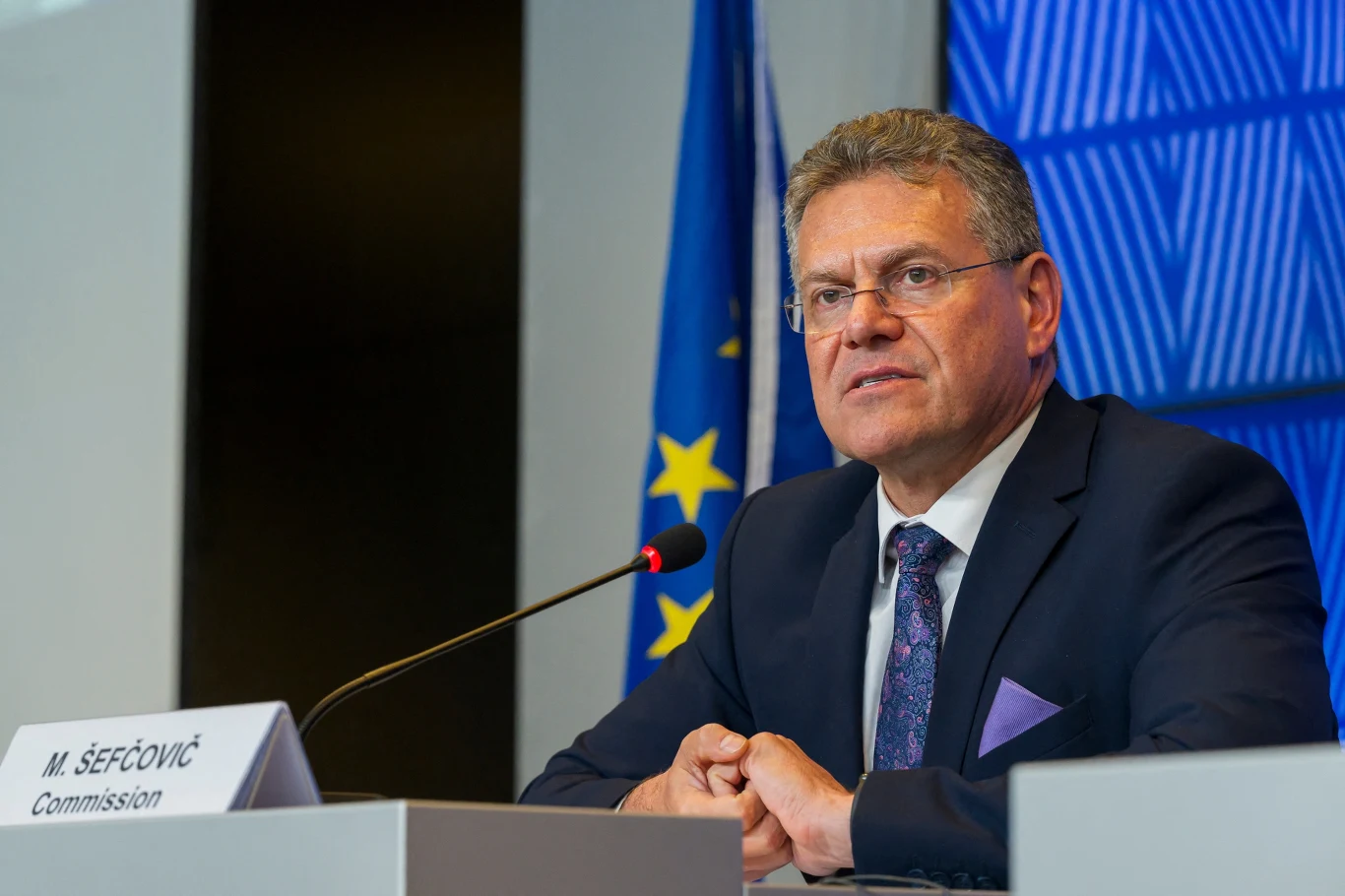 Unijny komisarz ds. handlu Maros Sefcovic będzie odpowiadał za całokształt negocjacji celnych z USA