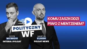 "Polityczny WF": Komu zaszkodzi piwo z Mentzenem?