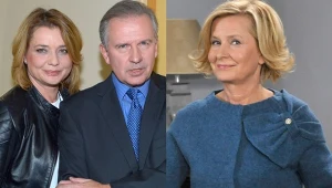 Aktorzy serialu "Klan": Małgorzata Ostrowska-Królikowska, Tomasz Stockinger i Barbara Bursztynowicz