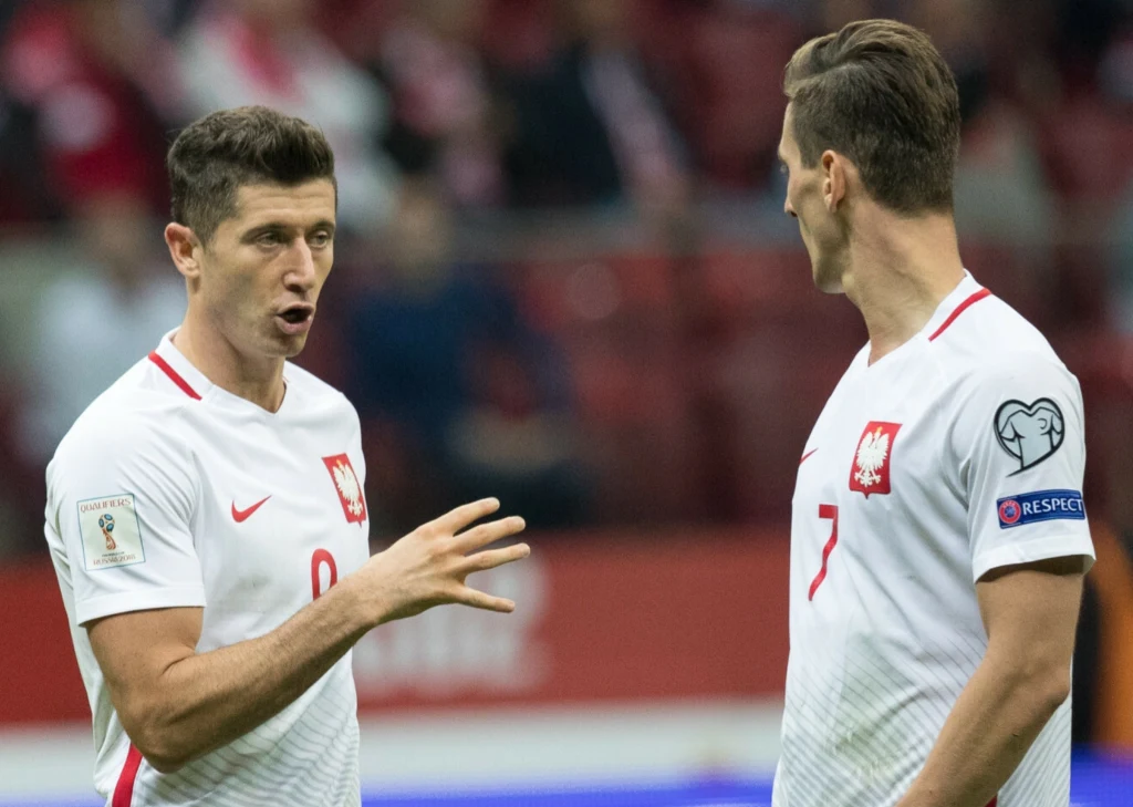 Robert Lewandowski i Arkadiusz Milik