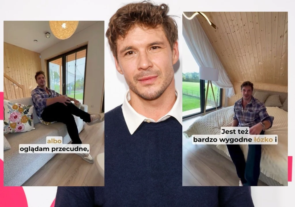 Mikołaj Roznerski pokazał wnętrza swojego domu Mikołaj Roznerski pokazał wnętrza swojego domu