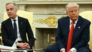 Donald Trump proponuje Kanadzie - której premierem jest Mark Carney - ochronę "Złotą Kopułą", ale stawia warunek. Kanada musi stać się 51. stanem