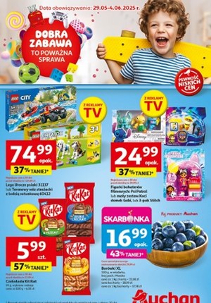 Gazetka promocyjna Auchan Hipermarket, ważna od 29.05.2025 do 04.06.2025.