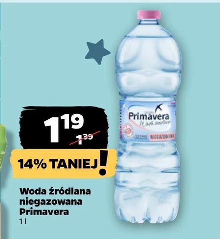 Woda niegazowana Primavera