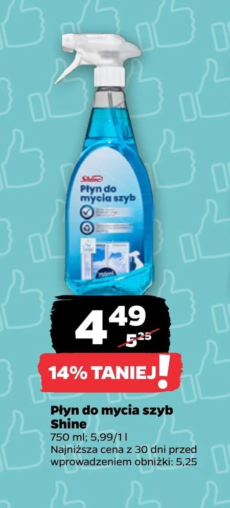 Płyn do mycia szyb Shine
