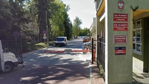 Kierowca wjechał w budynek warszawskiego sądu. Wcześniej doszło do sprzeczki