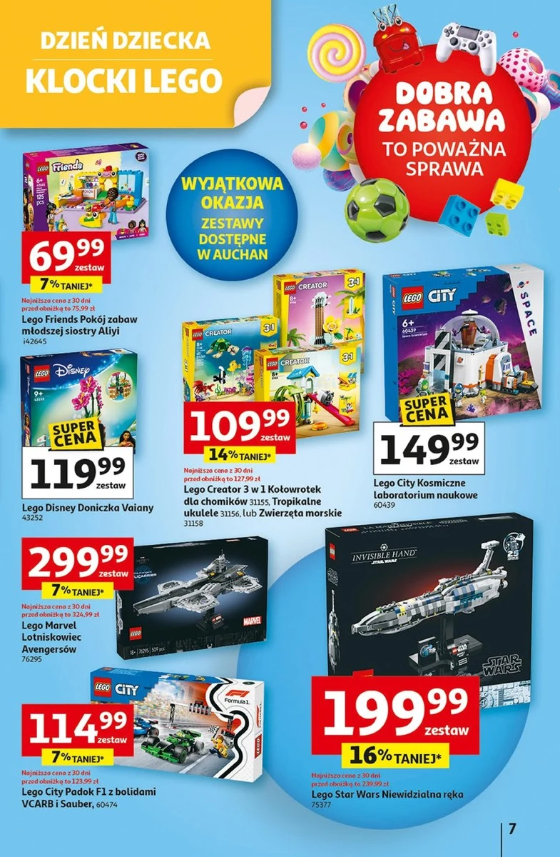 Klocki LEGO na Dzień Dziecka 