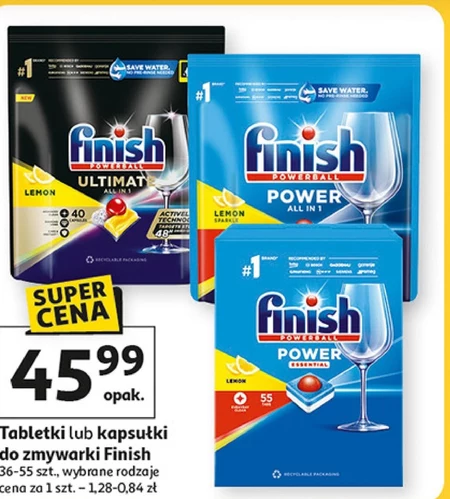 Капсули для посудомийних машин Finish