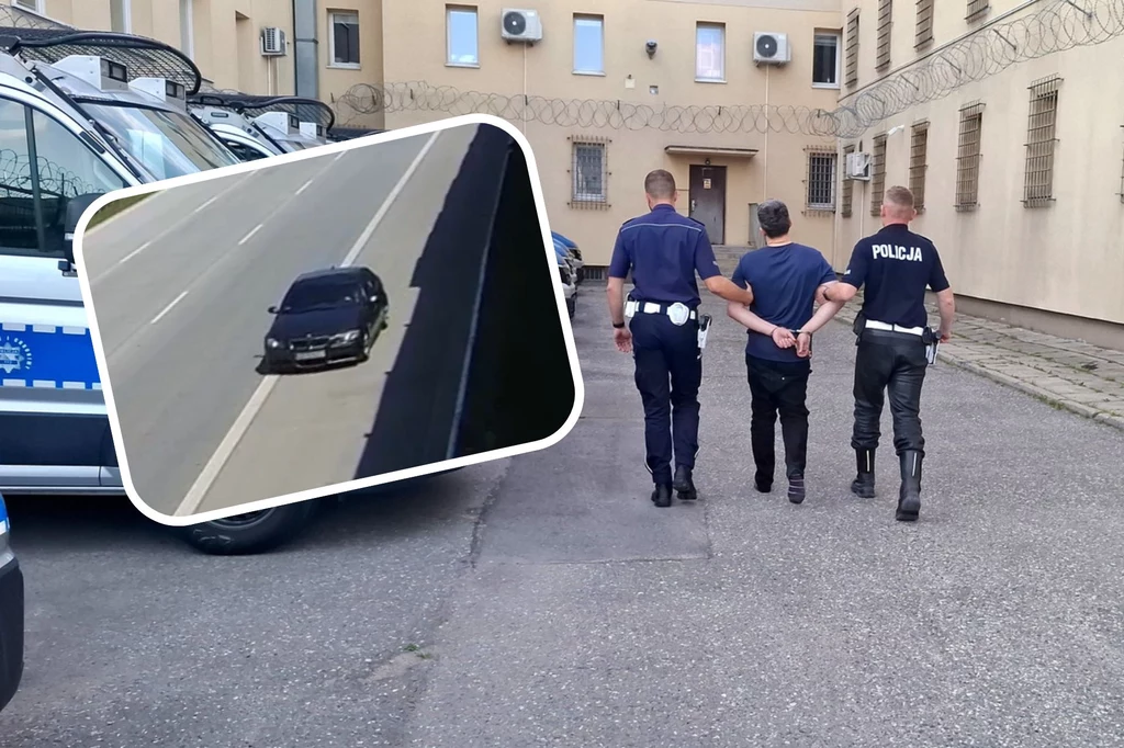 Mężczyzna jechał pod prąd na A1, a potem porzucił samochód. Mężczyzna jechał pod prąd na A1, a potem porzucił samochód.