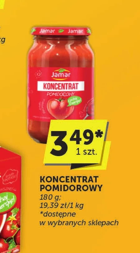 Koncentrat pomidorowy Jamar