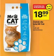 Żwirek bentonitowy Mr Cat