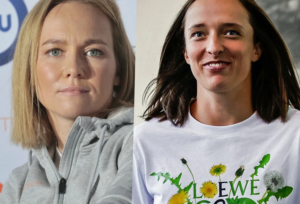 Daria Abramowicz i Iga Świątek