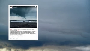 Groźne zjawiska w Wielkopolsce. Pokazano zdjęcia 