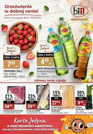 Gazetka promocyjna bi1, ważna od 28.05.2025 do 03.06.2025.