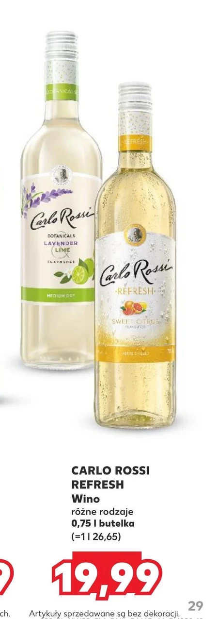 Wino musujące Carlo Rossi
