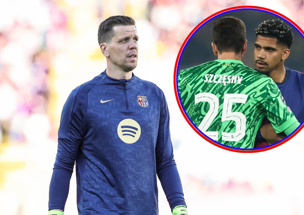 Wojciech Szczęsny i Ronald Araujo Wojciech Szczęsny i Ronald Araujo