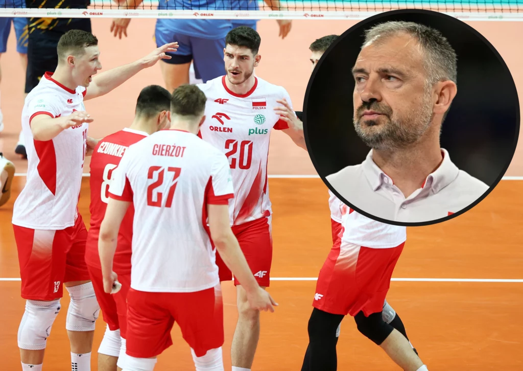 Rafał Szymura (pierwszy z lewej) został wyznaczony przez Nikolę Grbicia na kapitana kadry w pierwszym turnieju Ligi Narodów. Teraz Serb będzie musiał sobie radzić bez przyjmującego Rafał Szymura (pierwszy z lewej) został wyznaczony przez Nikolę Grbicia na kapitana kadry w pierwszym turnieju Ligi Narodów. Teraz Serb będzie musiał sobie radzić bez przyjmującego