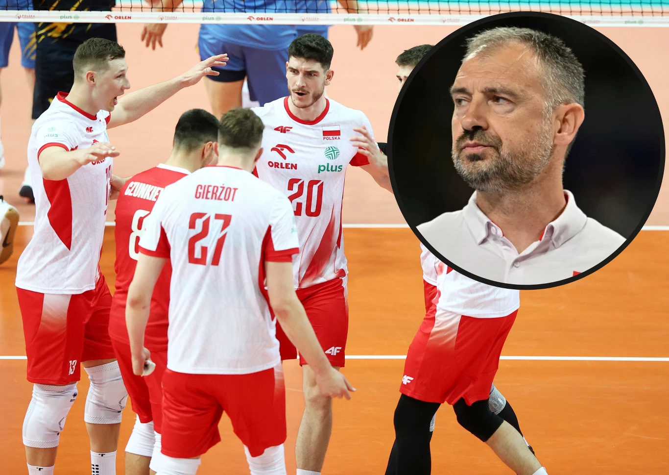 Rafał Szymura (pierwszy z lewej) został wyznaczony przez Nikolę Grbicia na kapitana kadry w Silesia Cup i pierwszym turnieju Ligi Narodów