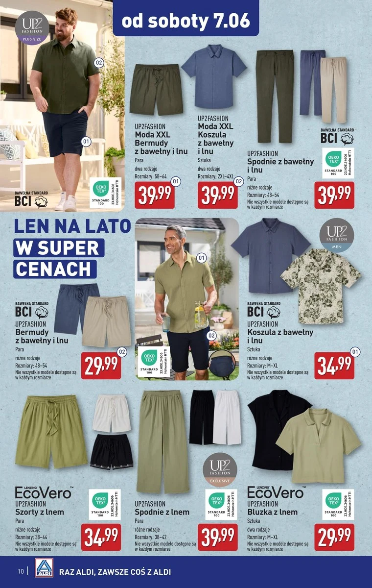 Moda na len w pełni. Sprawdź, co przygotowało Aldi na lato 2025! Moda na len w pełni. Sprawdź, co przygotowało Aldi na lato 2025!