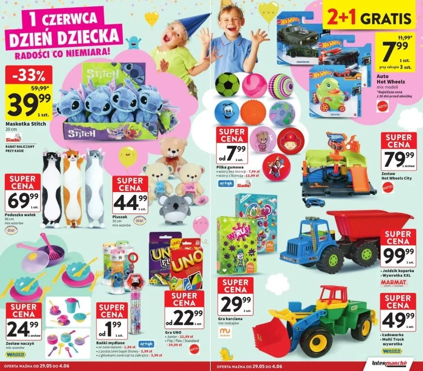 Intermarche oferuje prezenty na Dzień Dziecka!