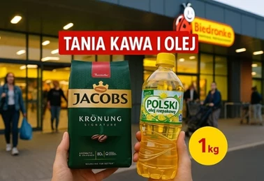 Tania kawa Jacobs i olej w promocji w Biedronce